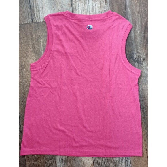 NWT Women's Champion Powerblend Muscle Tee in Pink, Size Medium - Picture 4 of 6